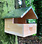 Blackbird Wooden Nesting Box with Metal Roof