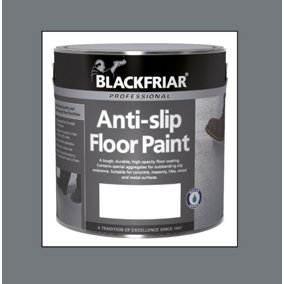 Blackfriar Anti-Slip Floor Paint - Tough and Durable - Mid Grey - 1 Litre