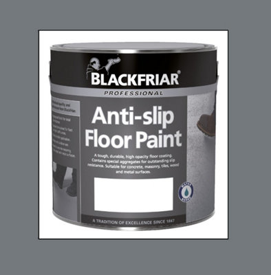 Blackfriar Anti-Slip Floor Paint - Tough and Durable - Mid Grey - 2.5 Litre