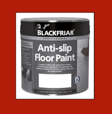 Blackfriar Anti-Slip Floor Paint - Tough and Durable - Tile Red - 2.5 Litre