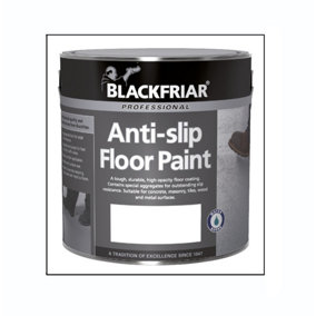 Blackfriar Anti-Slip Floor Paint - Tough and Durable - White - 1 Litre