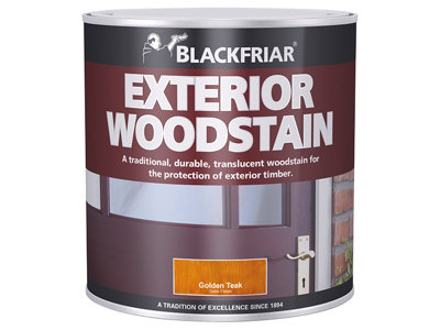 Blackfriar BF0010004E1 Traditional Exterior Woodstain Ebony 500ml BKFTEWSE500
