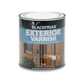 Blackfriar BF0090001E1 Exterior Varnish UV66 Clear Gloss 500ml BKFEVG500
