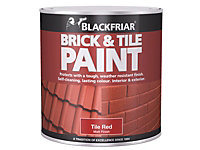 Blackfriar BF0160001F1 Brick & Tile Paint Matt Red 250ml BKFBTMR250