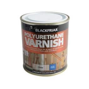 Blackfriar BF0230002E1 Polyurethane Varnish P100 Clear Satin 500ml BKFPCSV500