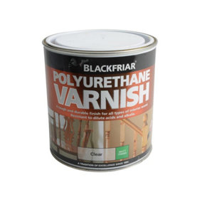 Blackfriar BF0230003D1 Polyurethane Varnish P101 Clear Matt 1 litre BKFPCMV1L