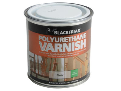 Blackfriar BF0230003F1 Polyurethane Varnish P101 Clear Matt 250ml BKFPCMV250