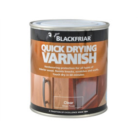 Blackfriar BF0270001F1 Quick Drying Duratough Interior Varnish Clear Gloss 250ml BKFQDDVCG250