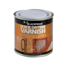 Blackfriar BF0270003E1 Quick Drying Duratough Interior Varnish Clear Matt 500ml BKFQDDVCM500