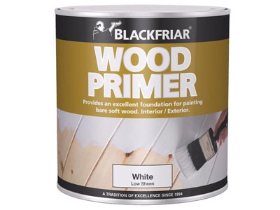 Blackfriar BF0370001D1 Wood Primer White 1 litre BKFWPW1L