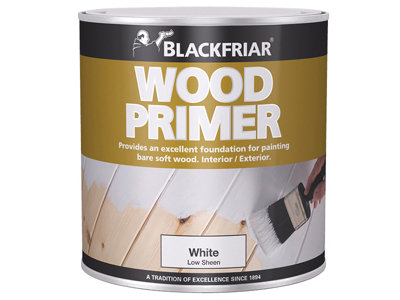 Blackfriar BF0370001F1 Wood Primer White 250ml BKFWPW250