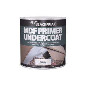 Blackfriar BF0380001D2 Quick Drying MDF Acrylic Primer Undercoat 1 litre BKFMDFP1L