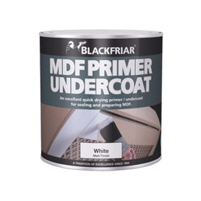 Blackfriar BF0380001E2 Quick Drying MDF Acrylic Primer Undercoat 500ml BKFMDFP500