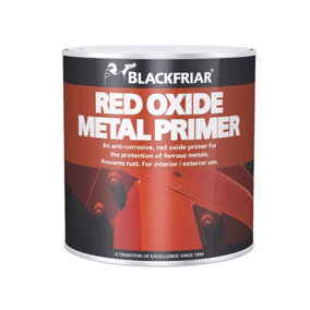 Blackfriar BF0390001E1 Red Oxide Metal Primer 500ml BKFMP500