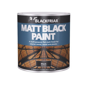 Blackfriar BF0520001E1 Matt Black Paint 500ml BKFMB500