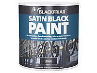 Blackfriar BF0520003E1 Satin Black Paint 500ml BKFSB500