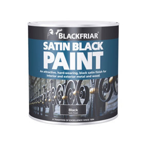 Blackfriar BF0520003X1 Satin Black Paint 125ml BKFSB125