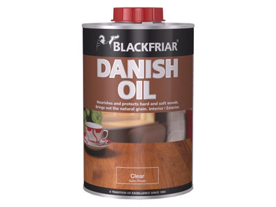 Blackfriar BF0771001D1 Danish Oil Clear 1 litre BKFDOC1L