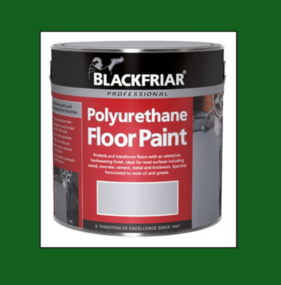 Blackfriar Polyurethane Floor Paint - Hard Wearing - Green - 5 Litre