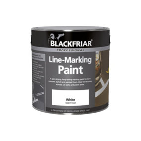 Blackfriar Professional Line Marking Paint - White 1 Litre