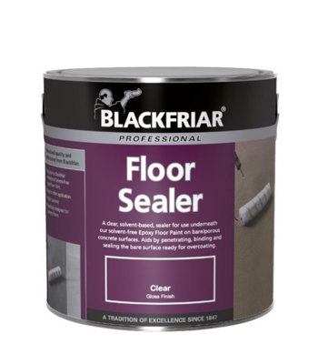 Blackfriar Professional Solvent Based Floor Sealer - Clear Gloss - 5 Litre