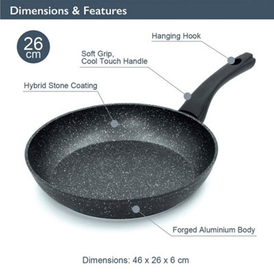Blackmoor 26cm Black Non-Stick Frying Pan