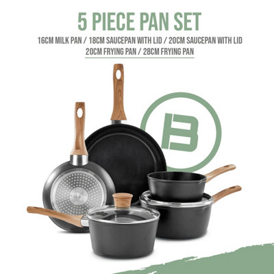 Blackmoor 5-Piece Non-Stick Pan Set / Sherwood Range