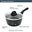Blackmoor 65820 20cm Black Non-Stick Sauce Pan With Lid