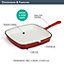 Blackmoor 67629 24cm Red Cast Iron Griddle Pan