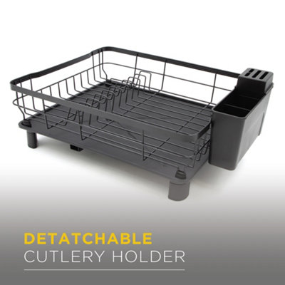 Blackmoor Dish Drainer Drying Rack in Black