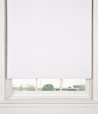 Blackout Rollerblind 60 x 165cm Thermally Efficient Blind - White