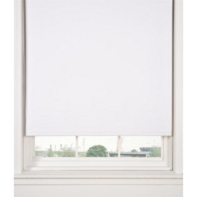 Blackout Rollerblind 60 x 165cm Thermally Efficient Blind - White