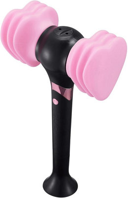 Blackpink LED Concert Light Stick, Black/Pink Hammer Design, Hip-Hop Glow  Baton