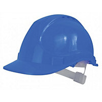 Blackrock Safety Helmet 6 Point Harness EN397 - One size fits all Helmet - Blue