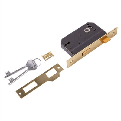 Blackspur - 3-Lever Sashlock - 64mm - Brass