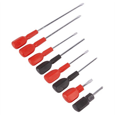 Blackspur 8pc Cabinet Handle Screwdriver Set - Multicolour
