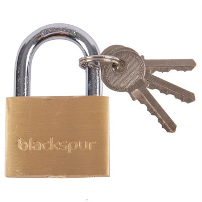 Blackspur - Brass Heavy-Duty Padlock - 5cm