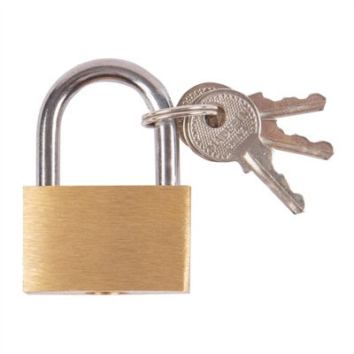 Blackspur Brass Padlock - 2.5cm