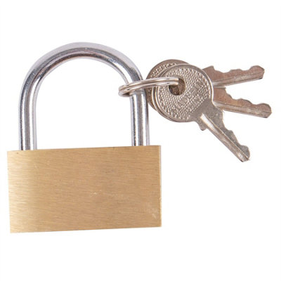 Blackspur - Brass Padlock with Keys - 4cm