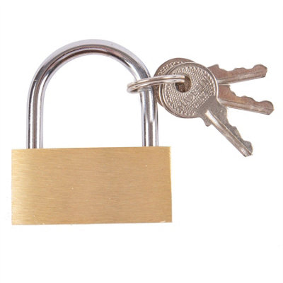 Blackspur - Brass Padlock with Keys - 5cm