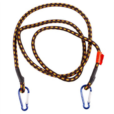 Blackspur Bungee Cord with Spring Snap - 1.8m - Black | DIY at B&Q