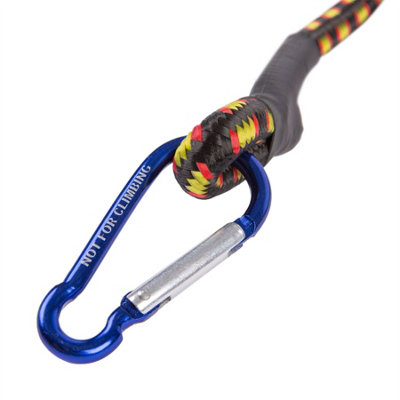 Blackspur Bungee Cord with Spring Snap - 1.8m - Black