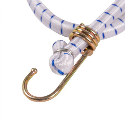 Blackspur - Bungee Cords - 60cm - White - Pack of 2