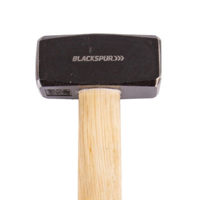 Blackspur - Carbon Steel Hammer with Wooden Handle - 1kg