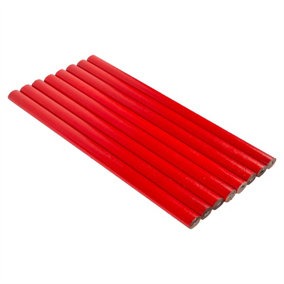 Blackspur - Carpenters Pencils - Red - Pack of 8