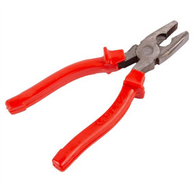 Blackspur - Cast Iron Combination Pliers - 15cm - Red