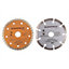 Blackspur - Diamond Cutting Disc Set - 115mm (4.5") - 2pc