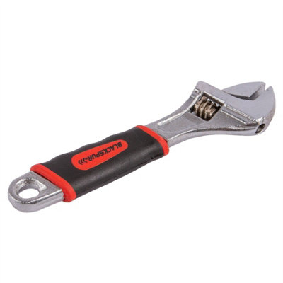 Blackspur Forged Steel Adjustable Wrench - 15cm - Yellow