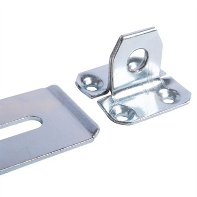 Blackspur - Heavy-Duty Steel Safety Hasp & Staple - 152mm - Zinc