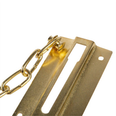 Blackspur - Iron Door Chain - 110mm - Brass